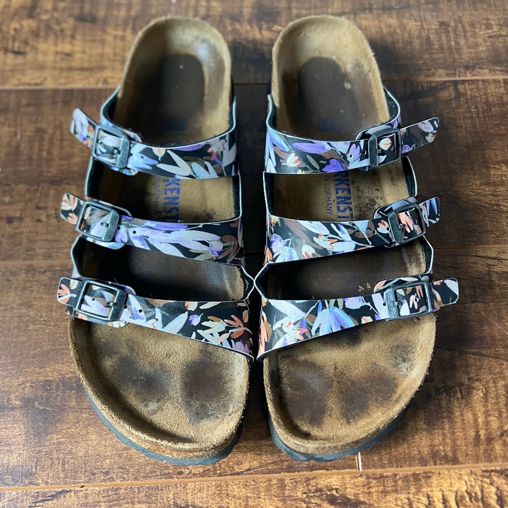 Floral Print Classic Birkenstock